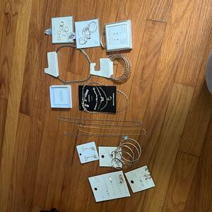 a new day Silver and Gold Jewelry Set